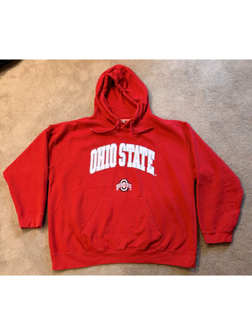Vintage Reebok Heisman Ohio State Buckeyes Hoodie NCAA OSU XL 2XL